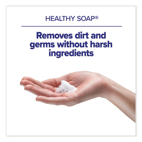 Healthy Soap Gentle And Free Foam Refill, For Es4 Dispensers, Fragrance-free, 1,200 Ml, 2/carton