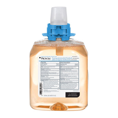 Foaming Antimicrobial Handwash/moisturizer Refill, For Fmx-12 Dispenser, Light Fruity Scent, 1,250 Ml, 4/carton