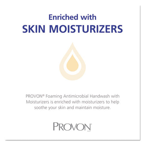 Foaming Antimicrobial Handwash/moisturizer Refill, For Fmx-12 Dispenser, Light Floral Scent, 2,000 Ml, 2/carton