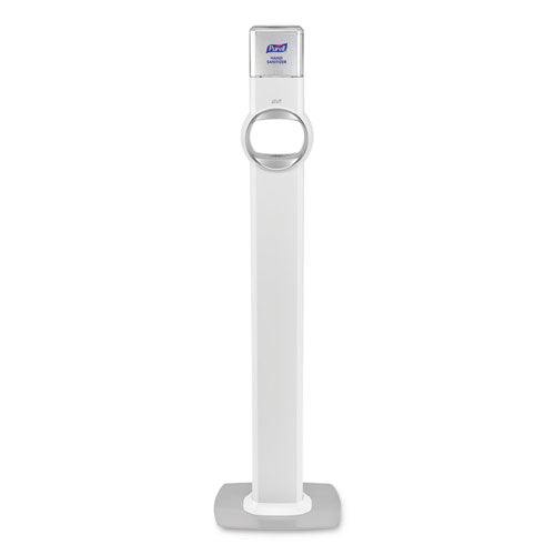 Fs6 Touch-free Floor Stand Dispenser, 1,200 Ml, 12.5 X 11.3 X 38.5, White