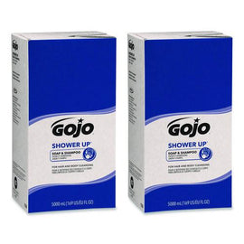 Shower Up Soap And Shampoo, Clean, 5,000 Ml Refill Bag, 2/carton