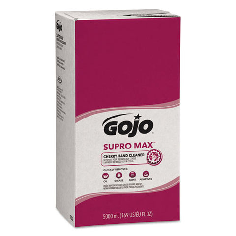 Supro Max Heavy Duty Hand Cleaner, Refill For Gojo Pro Tdx Touch-free Dispenser, Cherry Scent, 5,000 Ml, 2/carton