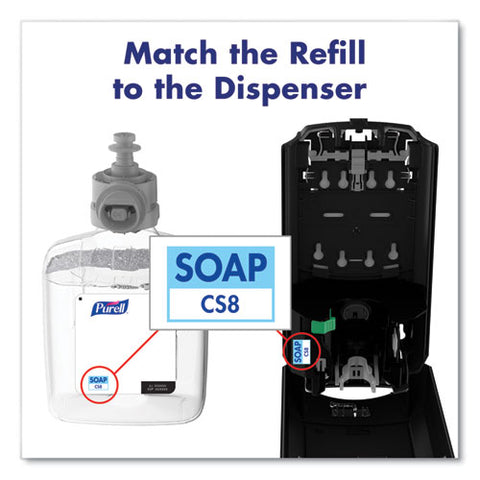 Professional Healthy Soap Mild Foam Refill, For Cs8 Dispensers, Fragrance-free, 1,200 Ml, 2/carton