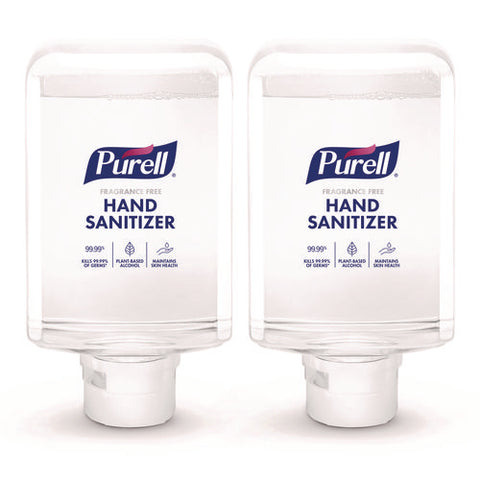 Advanced Hand Sanitizer Fragrance Free Foam, For Es10 Automatic Dispensers, 1,200 Ml Refill, Fragrance Free, 2/carton