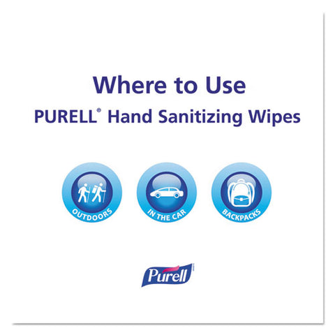 Sanitizing Hand Wipes, Individually Wrapped, 5 X 7, Unscented, White, 100/box