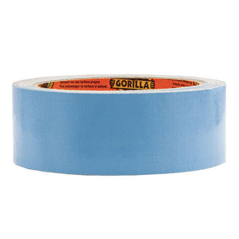 Double-sided Tape, 3" Core, 1.4" X 8 Yds, Gray