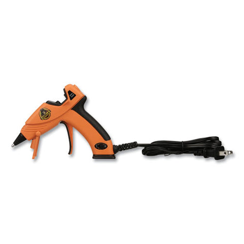 Dual Temp Mini Hot Glue Gun, Orange/black