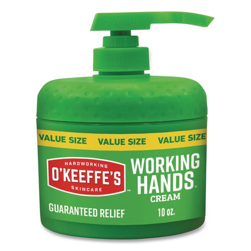 Working Hands Hand Cream, 10 Oz Pump Bottle