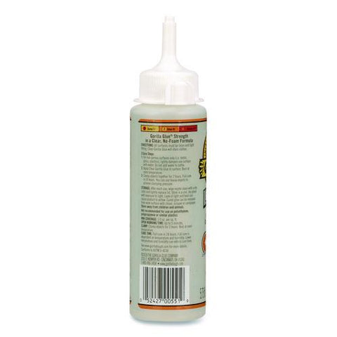 Clear Gorilla Glue, 5.75 Oz, Dries Clear
