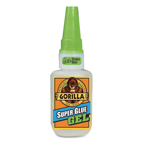 Super Glue Gel, 0.53 Oz, Dries Clear, 4/carton