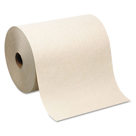 Hardwound Roll Paper Towel, Nonperforated, 1-ply, 7.87" X 1,000 Ft, Brown, 6 Rolls/carton