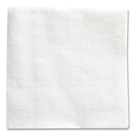 Embossed Beverage Napkins, 1-ply, 9.5 X 9.5, White, 3,000/carton