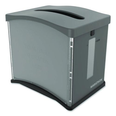 Marathon Interfold Dispenser, 12.31 X 7.94 X 7.81, Gray