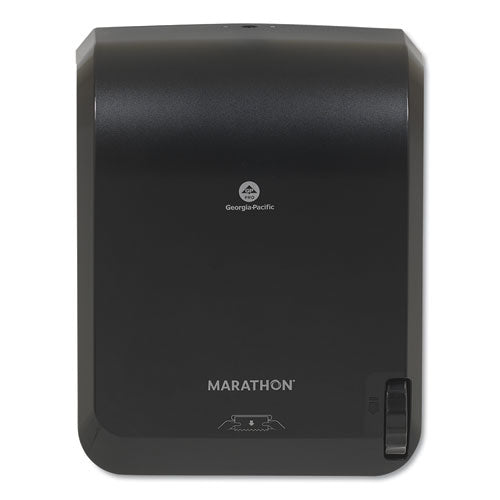 Hardwound Roll Manual Towel Dispenser, 13 X 16.05 X 9, Black