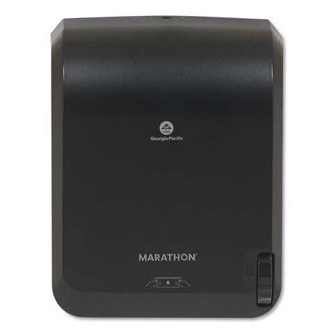 Hardwound Roll Manual Towel Dispenser, 13 X 16.05 X 9, Black