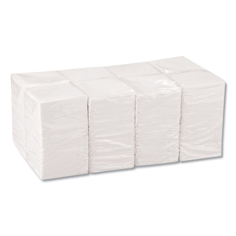 Beverage Napkins, Single-ply, 9 1/2 X 9 1/2, White, 4000/carton