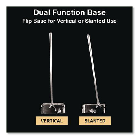 Acrylic Sign Holder With Dual Function Base, 5 X 7 Insert