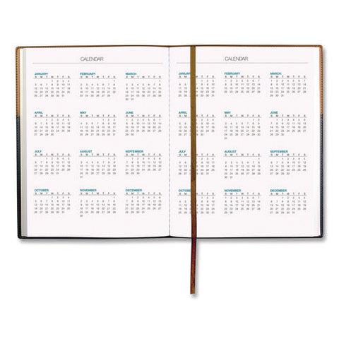 Deluxe Weekly/monthly Planner, 10 X 8, Black/brown Cover, 14-month: Nov 2024 To Dec 2025