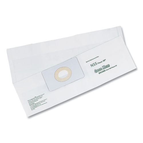 Replacement Vacuum Bags, Fits Nss Pacer 30, 3/pack