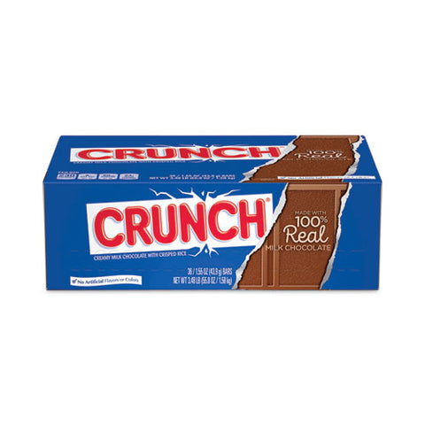 Crunch Bar, Individually Wrapped, 1.55 Oz, 36/carton