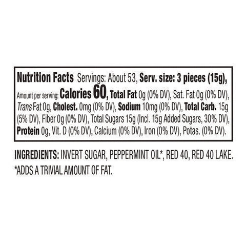 Bobs Sweet Stripes Soft Candy, Peppermint, 28 Oz Tub