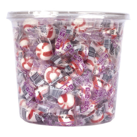 Bobs Sweet Stripes Soft Candy, Peppermint, 28 Oz Tub