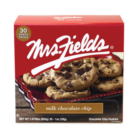 Milk Chocolate Chip Cookies, 1 Oz, Indidually Wrapped Pack, 30/carton