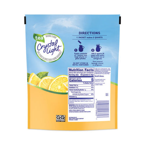 Flavored Drink Mix Pitcher Packs, Iced Tea, 0.14 Oz Packets, 16 Packets/pouch, 1 Pouch/carton