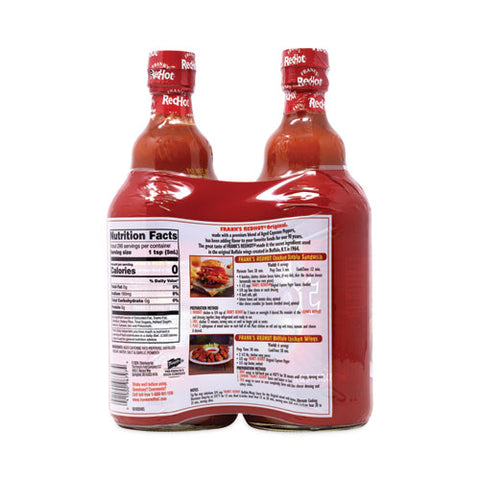 Original Hot Sauce, 25 Oz Bottle, 2/pack