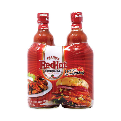 Original Hot Sauce, 25 Oz Bottle, 2/pack