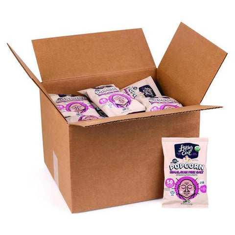 Himalayan Pink Salt Organic Popcorn, Salt, 0.46 Oz Bag, 24/carton