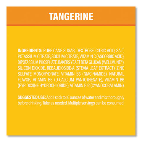 Immune Support, Tangerine, 0.56 Oz Packet, 10/pack