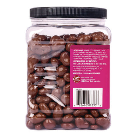 Milk Chocolate Covered Cashews, 44 Oz Jar