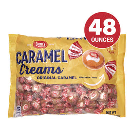 Caramel Creams Candy, Caramel, 48 Oz Bag