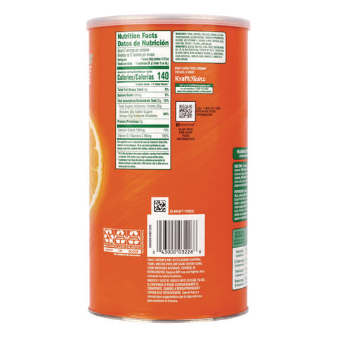 Orange Drink Mix, Orange, 72 Oz Tub