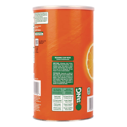 Orange Drink Mix, Orange, 72 Oz Tub