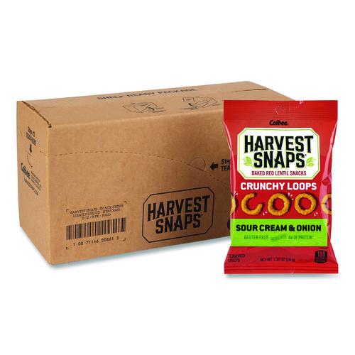 Crunchy Loops, Sour Cream And Onion, 1.35 Oz Bag, 8/box