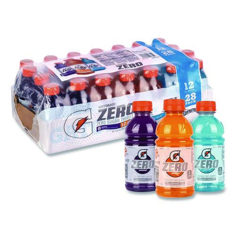 Zero Variety Pack, Assorted Flavors, 12 Oz Bottle, 28/carton