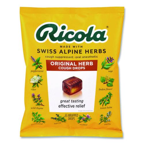 Cough Drops, Original Herb, 65/bag, 2 Bags/pack