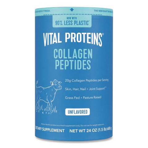 Collagen Peptides Unflavored Powder, Unflavored, 24 Oz Bottle