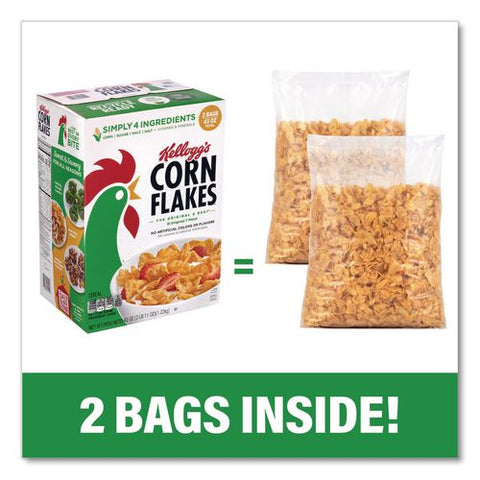 Corn Flakes Cereal,  2 Bags/box,  43 Oz Box