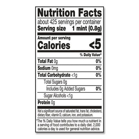 Sugar-free Cool Mints, Coolmint, 1.5 Oz Tin, 8 Tins/carton