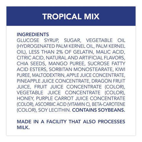Stand Up Pouch Tropical Mix, 12.7 Oz Pouch, 2/carton