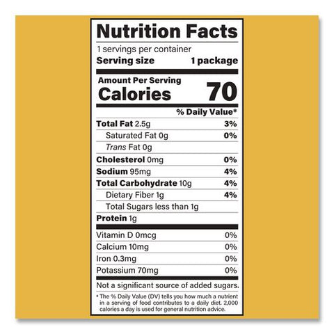 Reduced Fat White Cheddar Popcorn, 0.5 Oz Bag, 72/carton