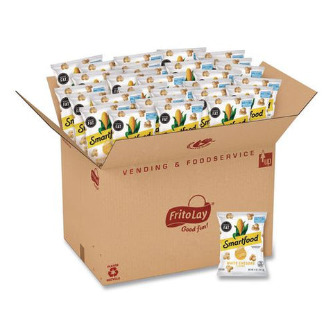 Reduced Fat White Cheddar Popcorn, 0.5 Oz Bag, 72/carton