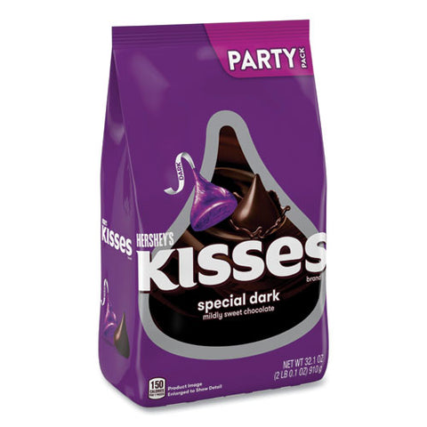 Kisses Special Dark Chocolate Candy, Party Pack, 32.1 Oz Bag