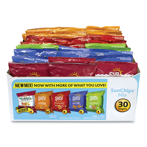 Variety Mix, Assorted Flavors, 1.5 Oz Bags, 30 Bags/carton