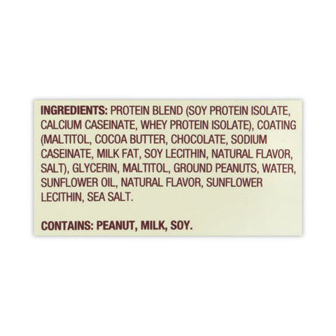 High Protein Bars, Creamy Peanut Butter, 2.1 Oz Bar, 10 Bars/carton