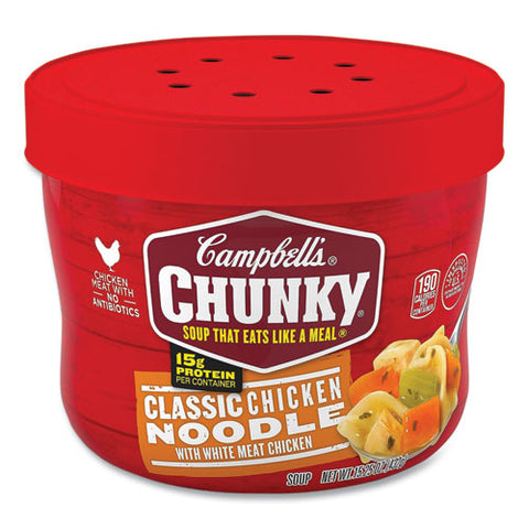 Chunky Classic Chicken Noodle Bowl,15.25 Oz Bowl, 8/carton