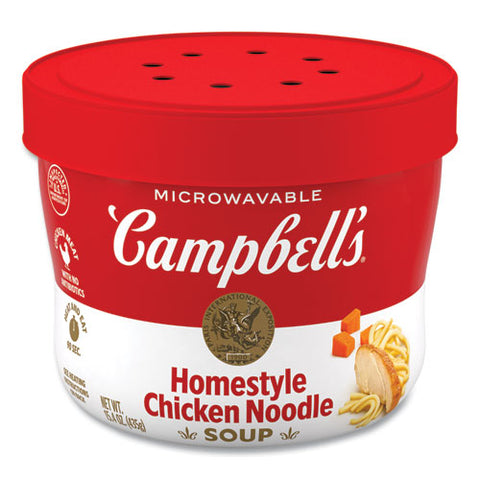 Homestyle Chicken Noodle Bowl, 15.4 Oz, 8/carton